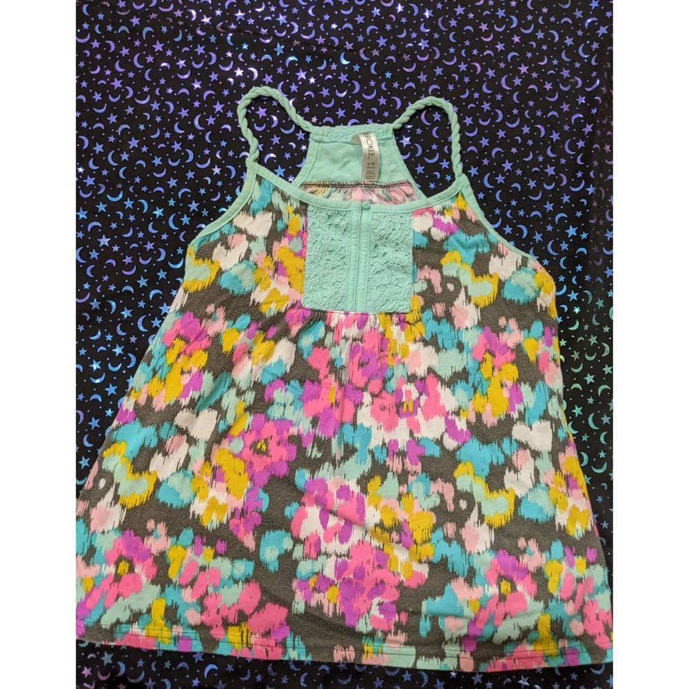 Girls Floral Cherokee Top Large 10/12